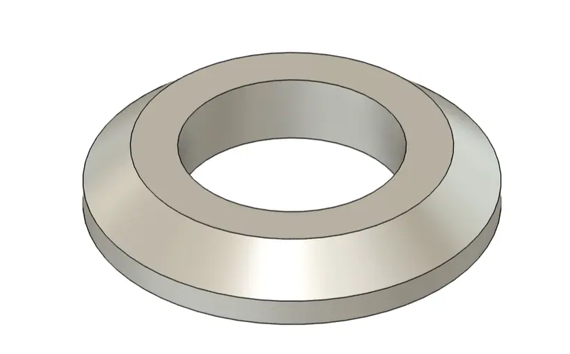 CAD model of the donut spacer component.