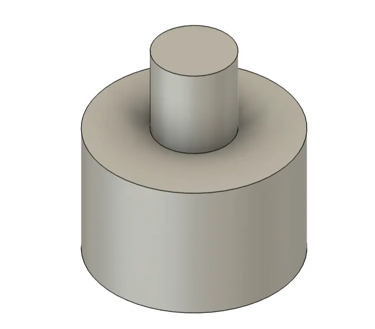 CAD model of the outside boss.